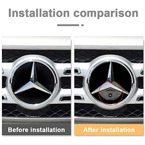 OEM front view camera used for Mercedes-benz big logo
