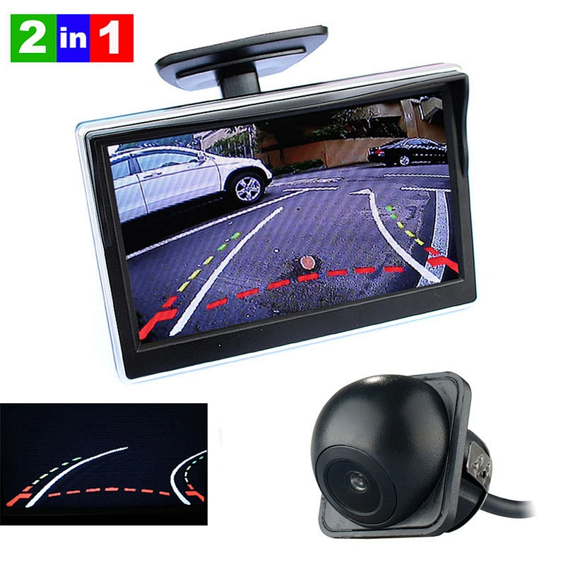 built-in Dynamic trajectory parking line HD car reversing rearview camera