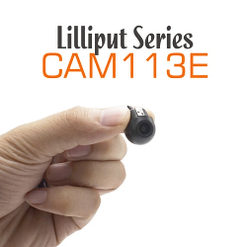 12.5mm hanging and drilling mount car rear view camera with guide line switchable cable