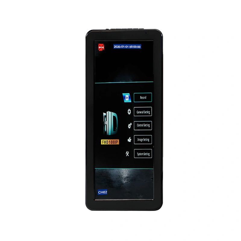 Side mirror replacement monitor blind spot pillar camera  system