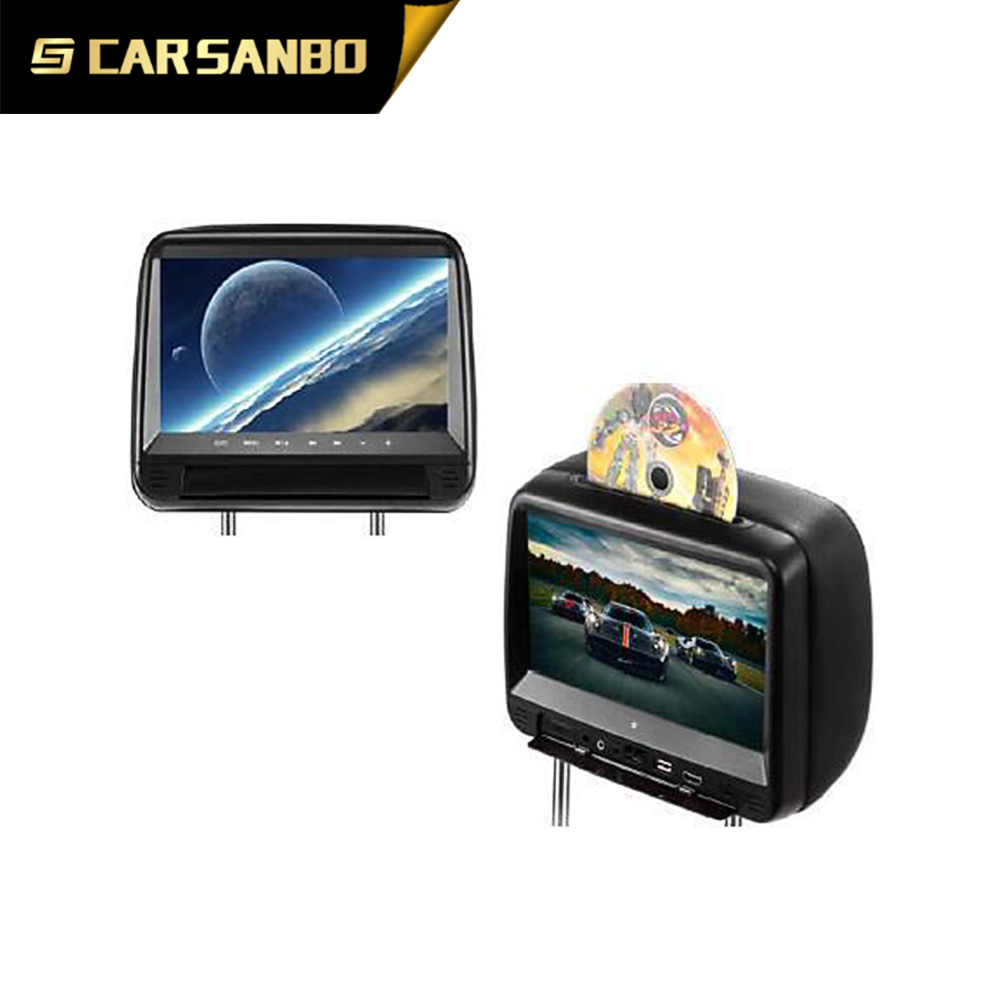 HR95M latest 9inch headrest DVD players with USB,SD,Games