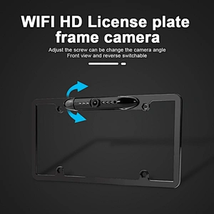 HD US License Plate frame wifi camera with IR nightvision