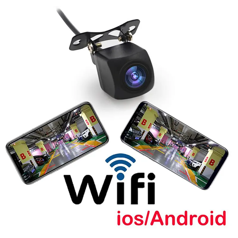 Nightvision wifi rear view camera with wifi android and ios apps for smartphone