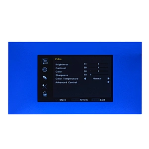 9inch HD touch key rear view mirror monitor with 59 solution