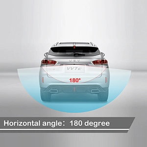 180 degree view angle HD night vision car backup rearview camera