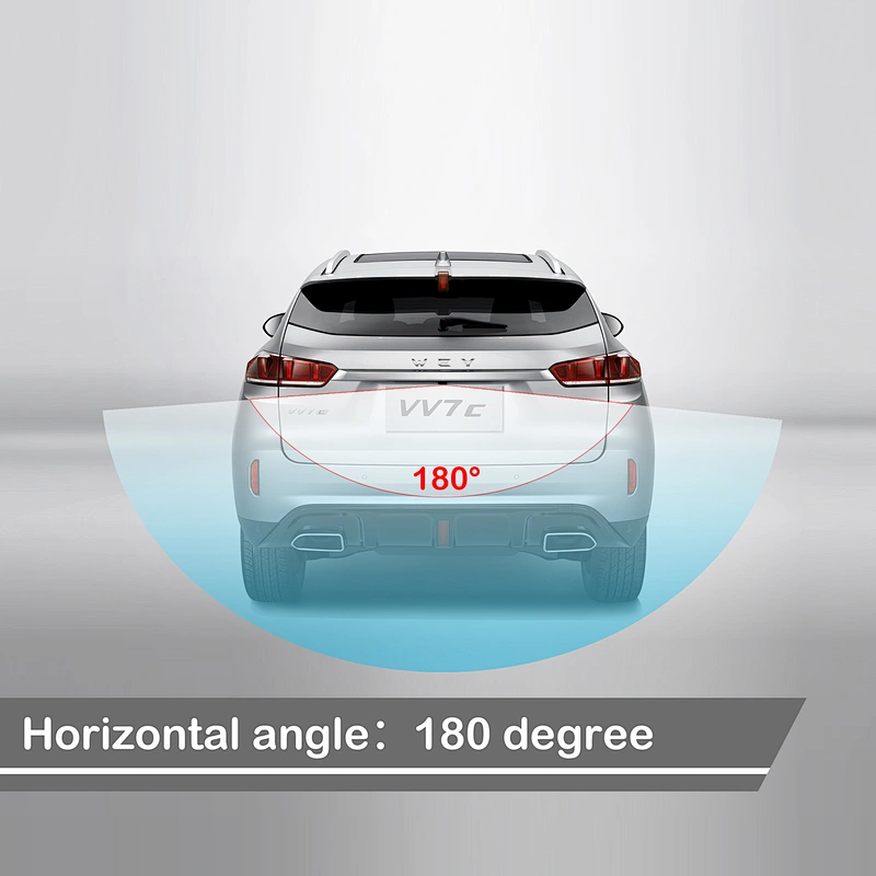 180 degree view angle HD night vision car backup rearview camera