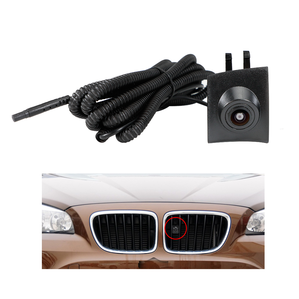 with corrugated pipeline Front view oem camera used for  BMW X1 2013