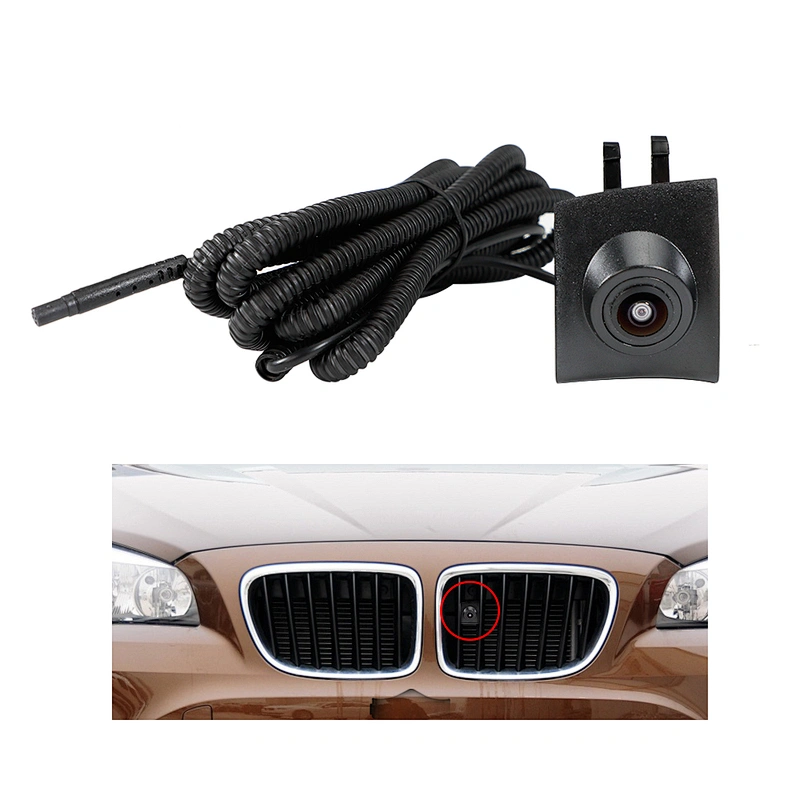 with corrugated pipeline Front view oem camera used for  BMW X1 2013