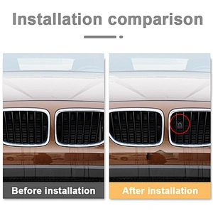 with corrugated pipeline Front view oem camera used for  BMW X1 2013