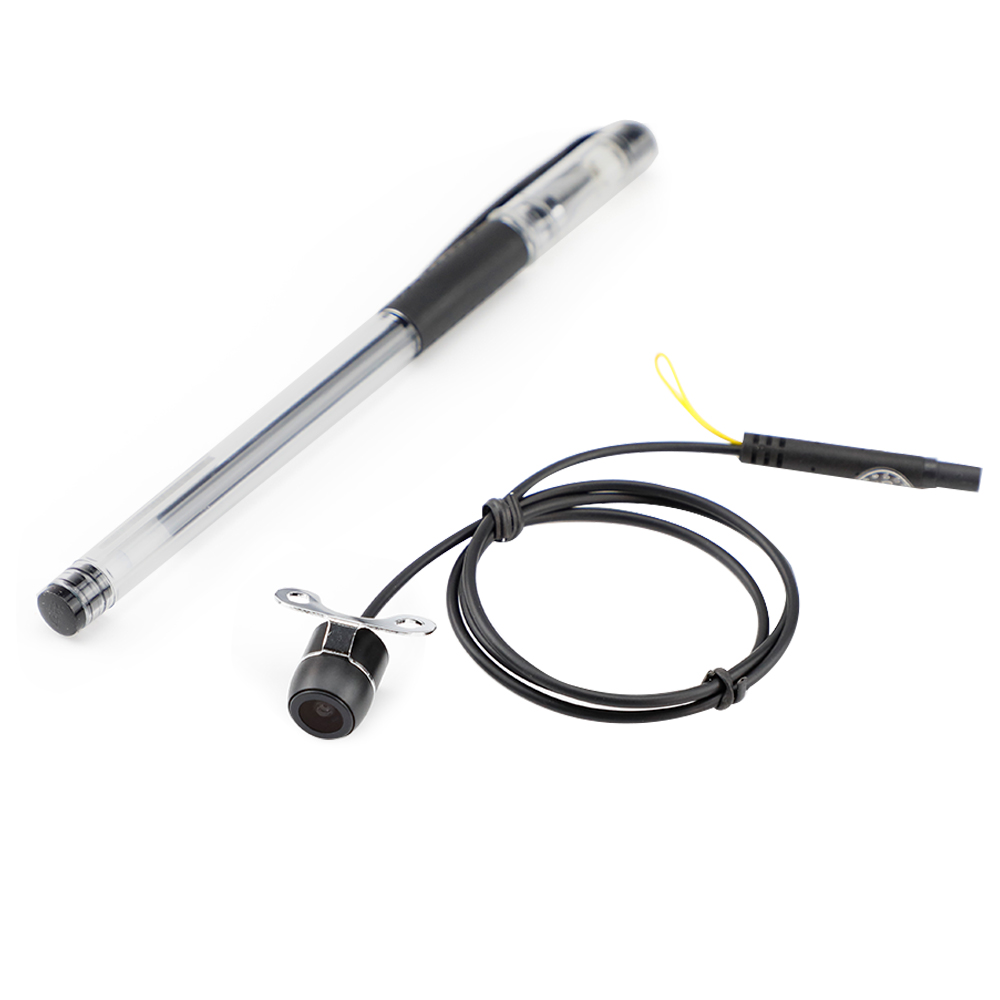 12.5mm mini car rear view camera with guide line switchable cable