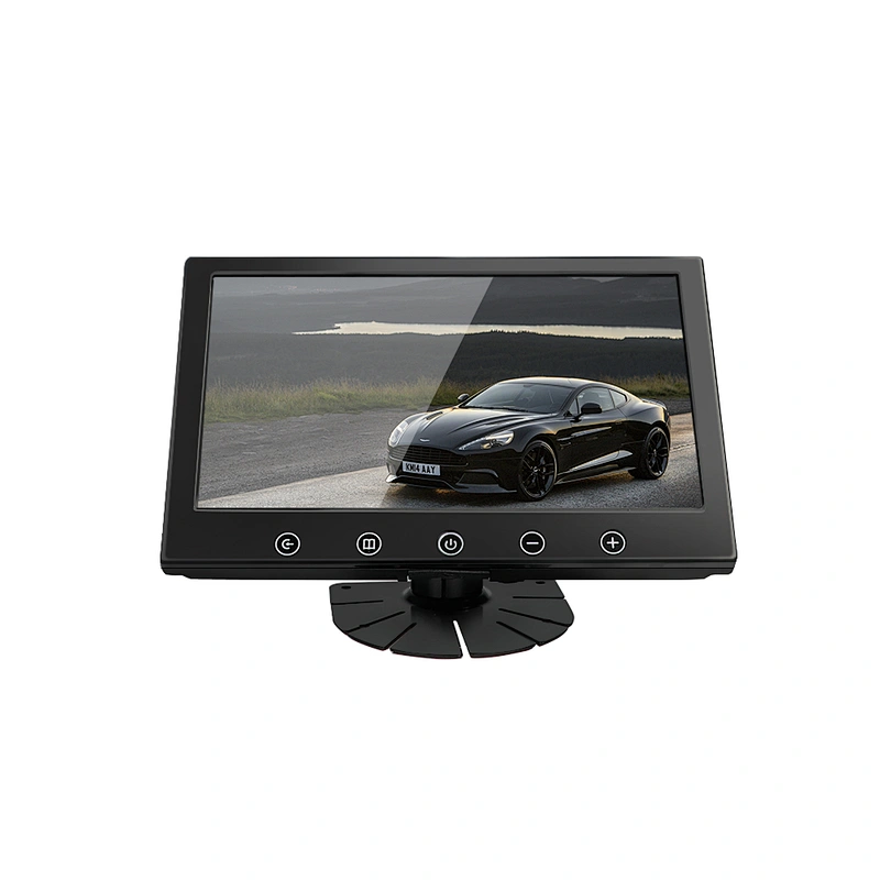 9inch touch key 2 way video input stand alone monitor
