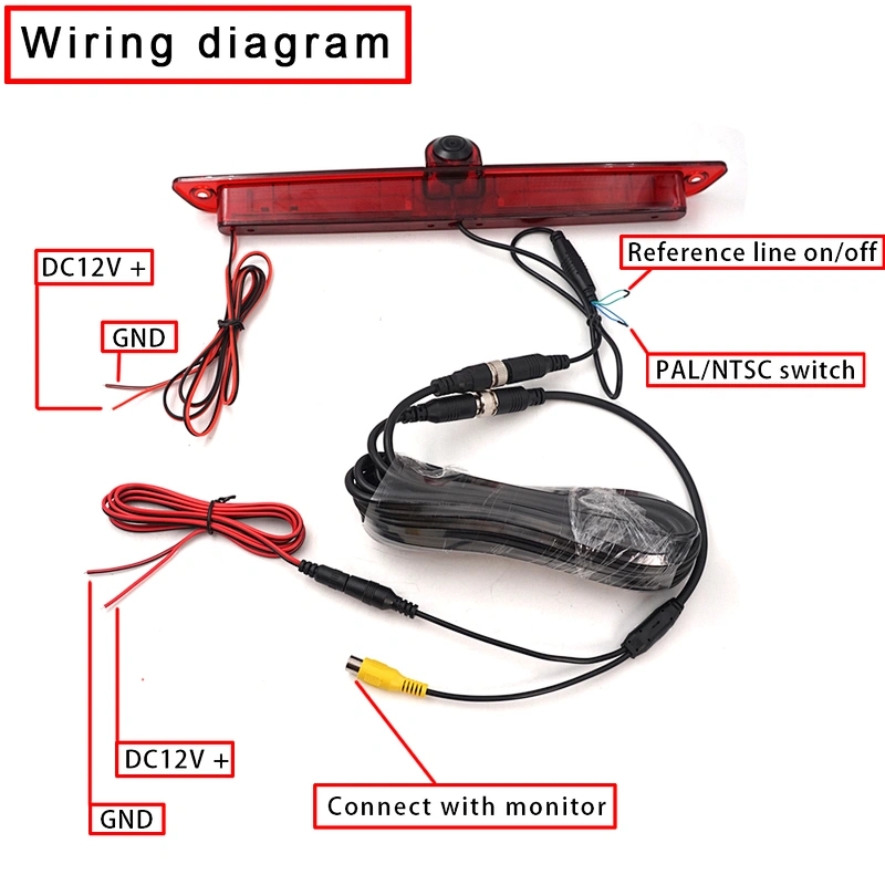 1/3 PC4089 oem brake light camera used for Mercedes-Benz Sprinter