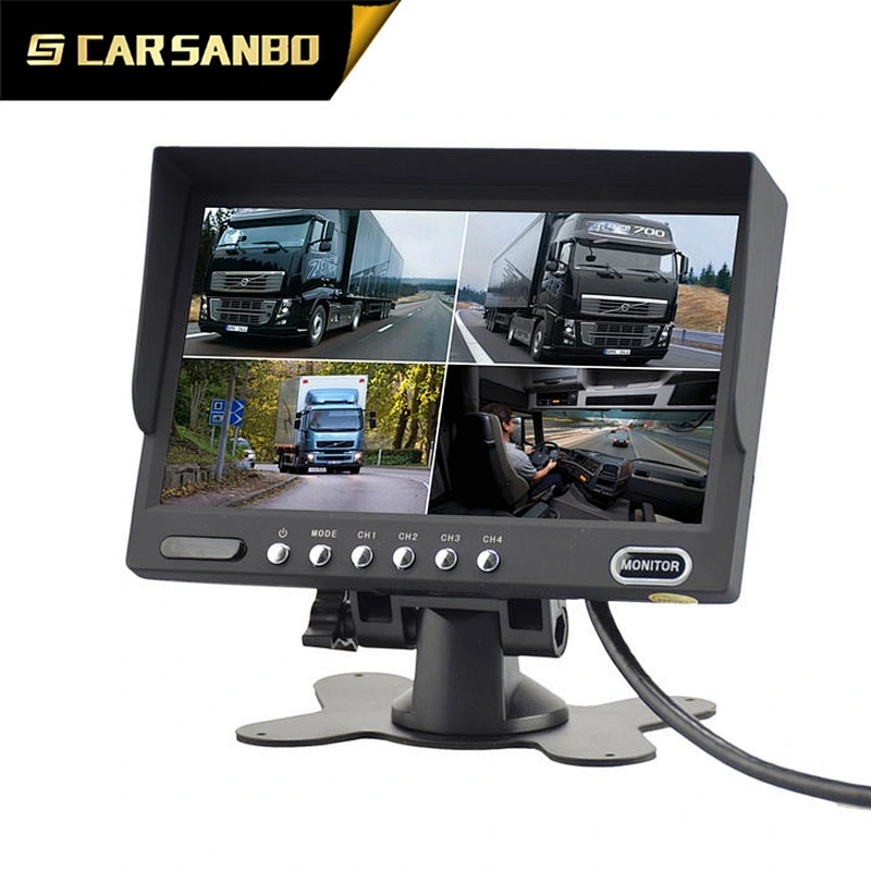High resolution 7 inch car lcd monitor mini tv for truck and bus