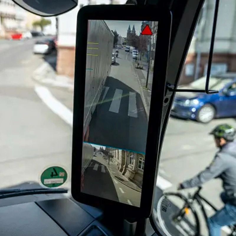 Side mirror replacement monitor blind spot pillar camera  system