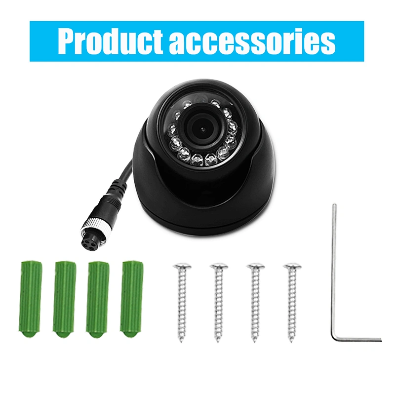 720P vehicle security IR AHD camera for bus
