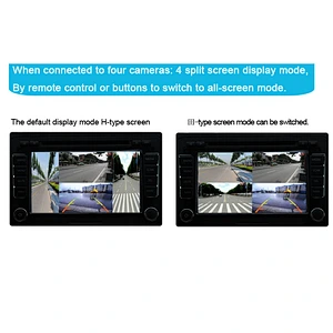 4CH Quad video switch box without camera recorder function