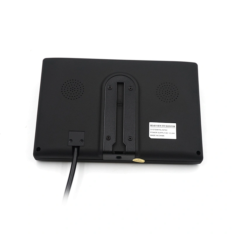 7inch 2 way video input stand alone monitor with sunvisor