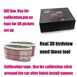 SONY225 camera 360  1080P 3D blind spot view system used for BMW 320 520 730 ect after market