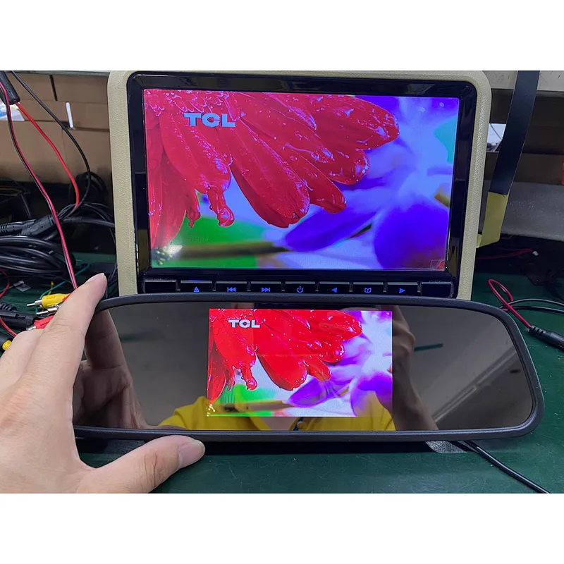 good quality 5 inch car rearview monitor mirror