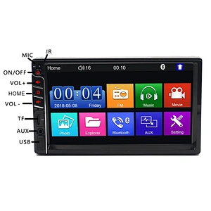 7inch HD full touch screen 2 din car radio with mirror link function