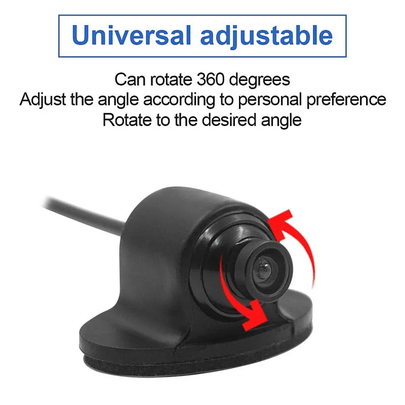 Intelligent wireless button control car side view camera system with 5inch TFT monitor