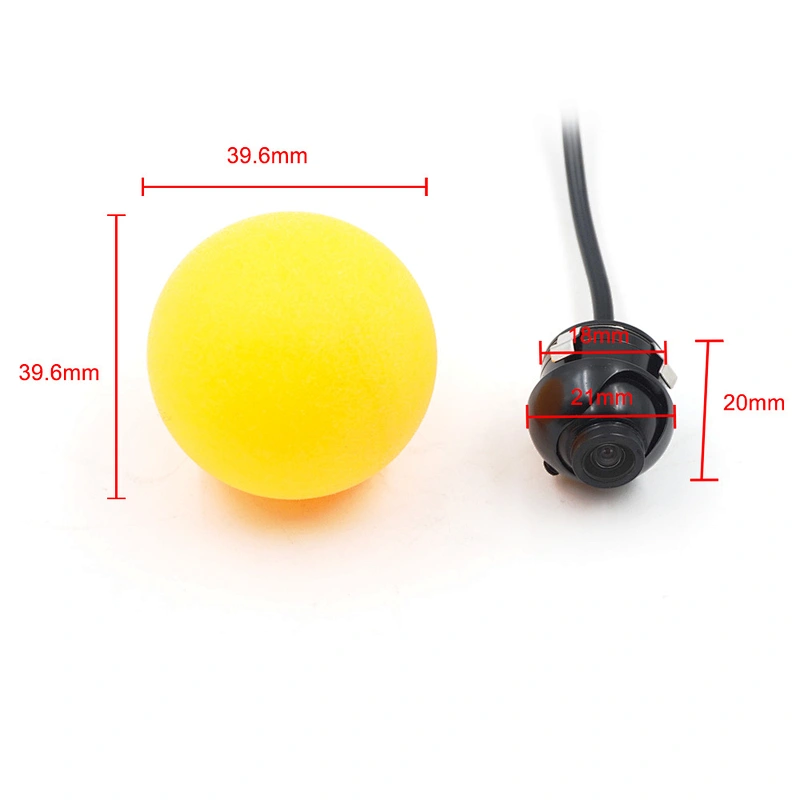 18.5mm drilling front and rear view camera with guide line switchable