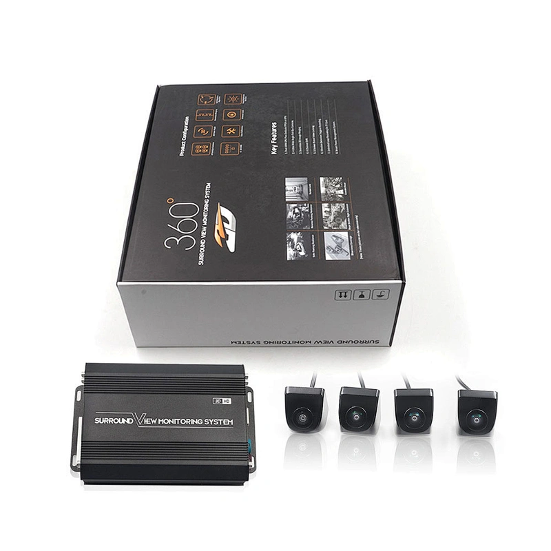 Waterproof 2D 1080P bird view 360 degree camera parking system car around view for school bus