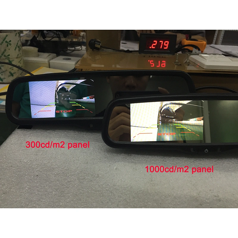 4.3inch OEM car rear view mirror with  auto brighenss change