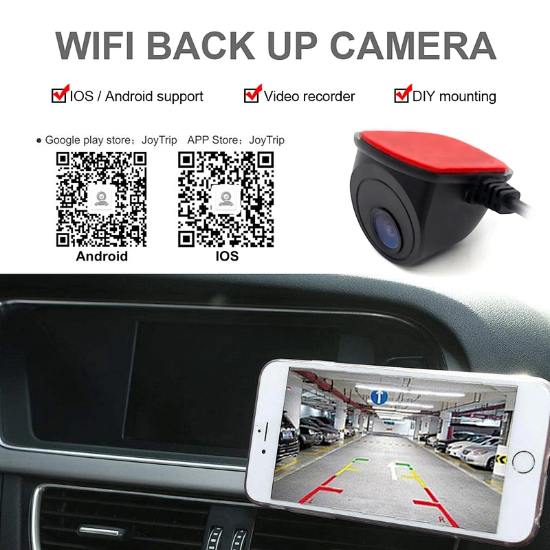 USB wifi left and right side view camera Support IPAD android screen