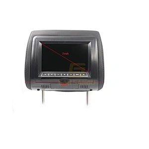 New model 7inch headrest DVD tft lcd monitor with zipper