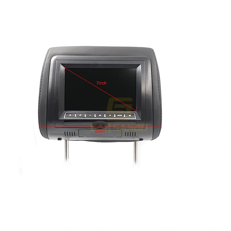 New model 7inch headrest DVD tft lcd monitor with zipper
