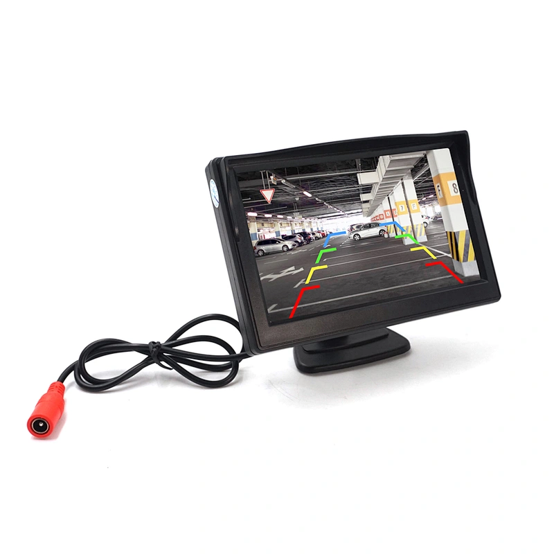 DC6-30V Digital Wireless 5inch bus screen car monitor with 16mm mini car camera front/ rear view