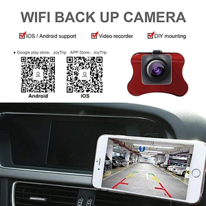 wireless 5G wifi sticker mounting rear view camera for cars