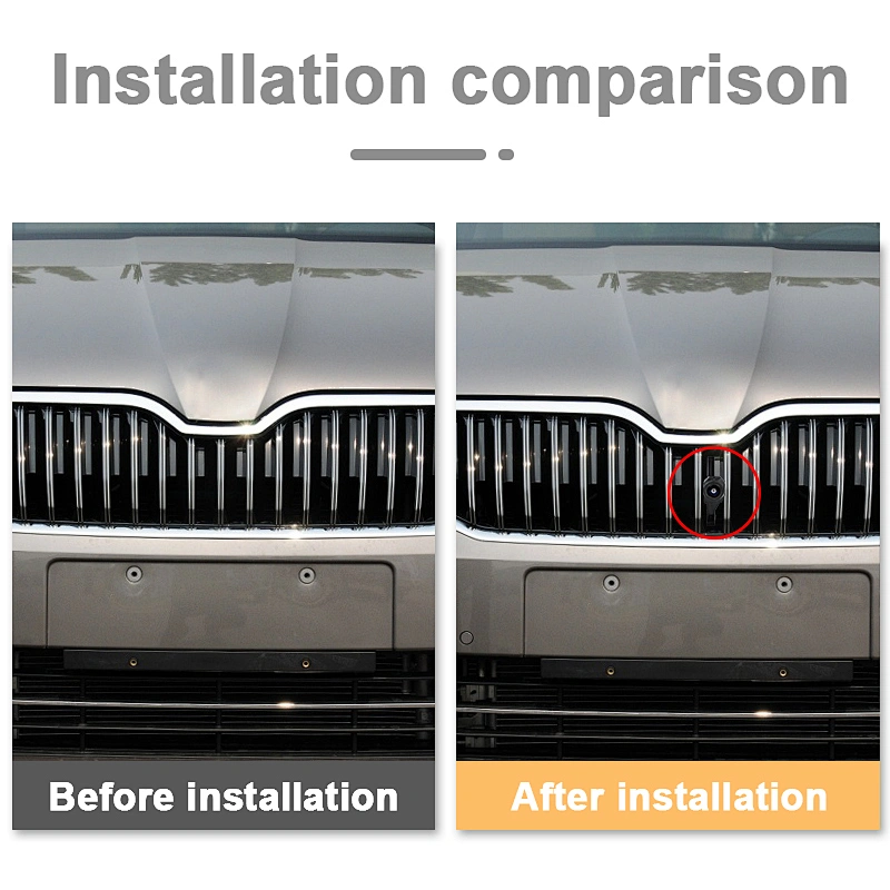 Front view oem camera used for SKODA Octavia 2015