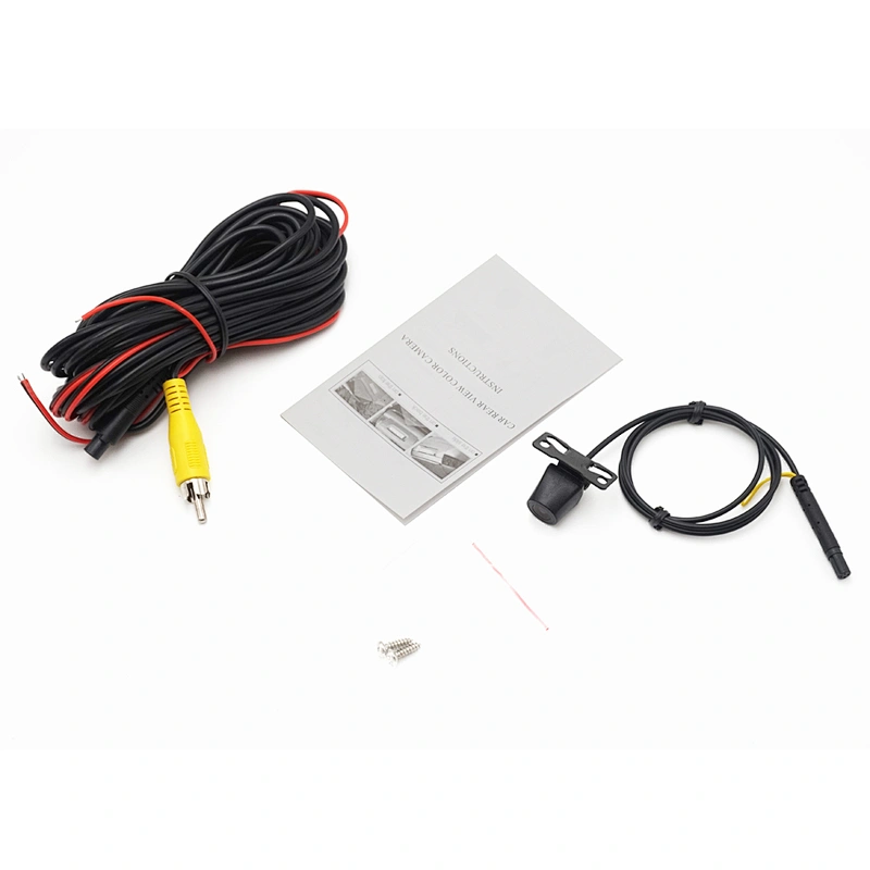 13.5mm drilling mount rear view mini camera with guide line switchable