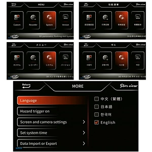 New version 3D pro around view system for GL8