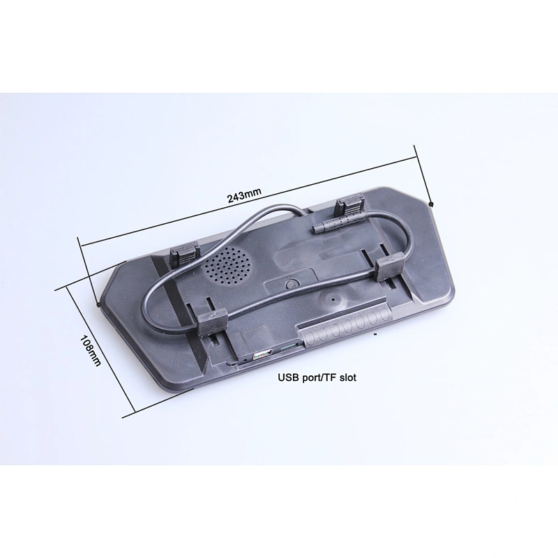 7inch interior rearview mirror monitor with USB interface