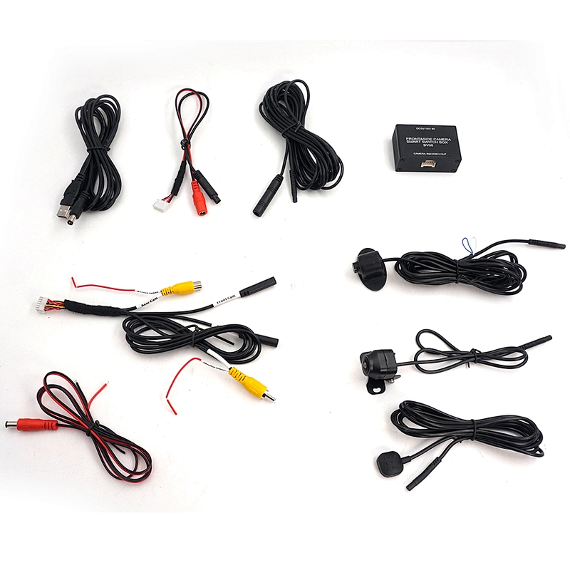 2 way front and side view smart switch box with 150 degree wide angle camera