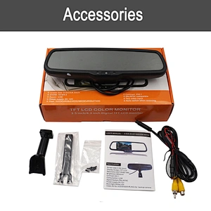 4.3inch OEM car rear view mirror monitor with auto dimming