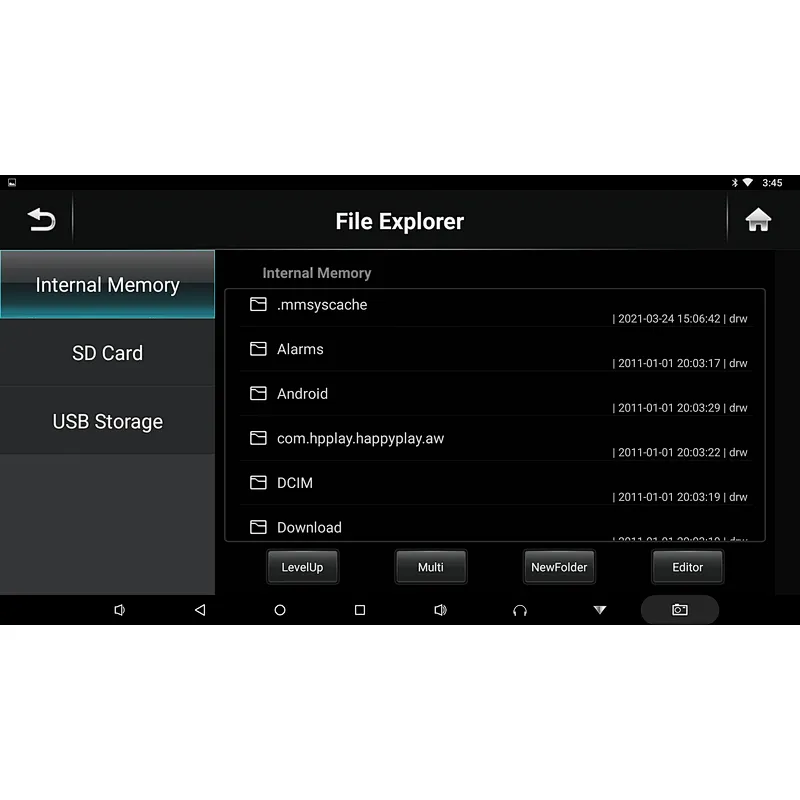 10.1inch IPS touch screen android 9.0 headrest monitor player