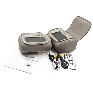 7inch Universal headrest TFT LCD monitor with zipper