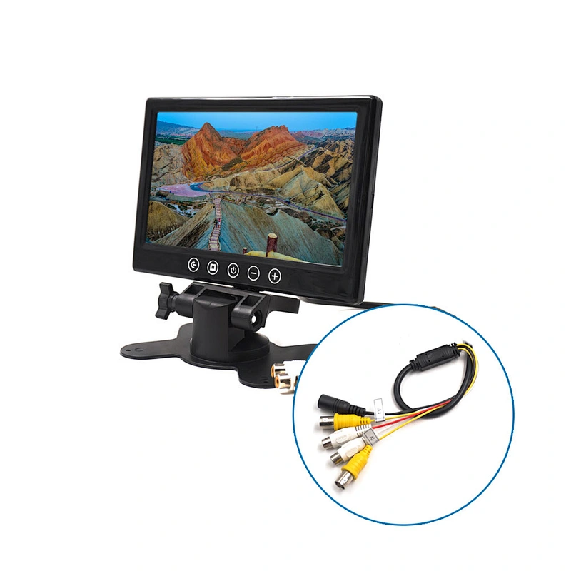 7inch touch key Stand alone  LCD monitor with BNC connector