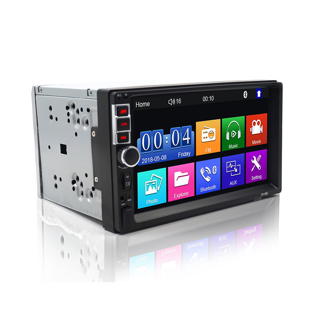 7inch 2 din long body mp5 with mirror link and FM