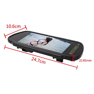 7 inch TFT LED car mirror monitor Rearview display for Parking Reverse car Camera