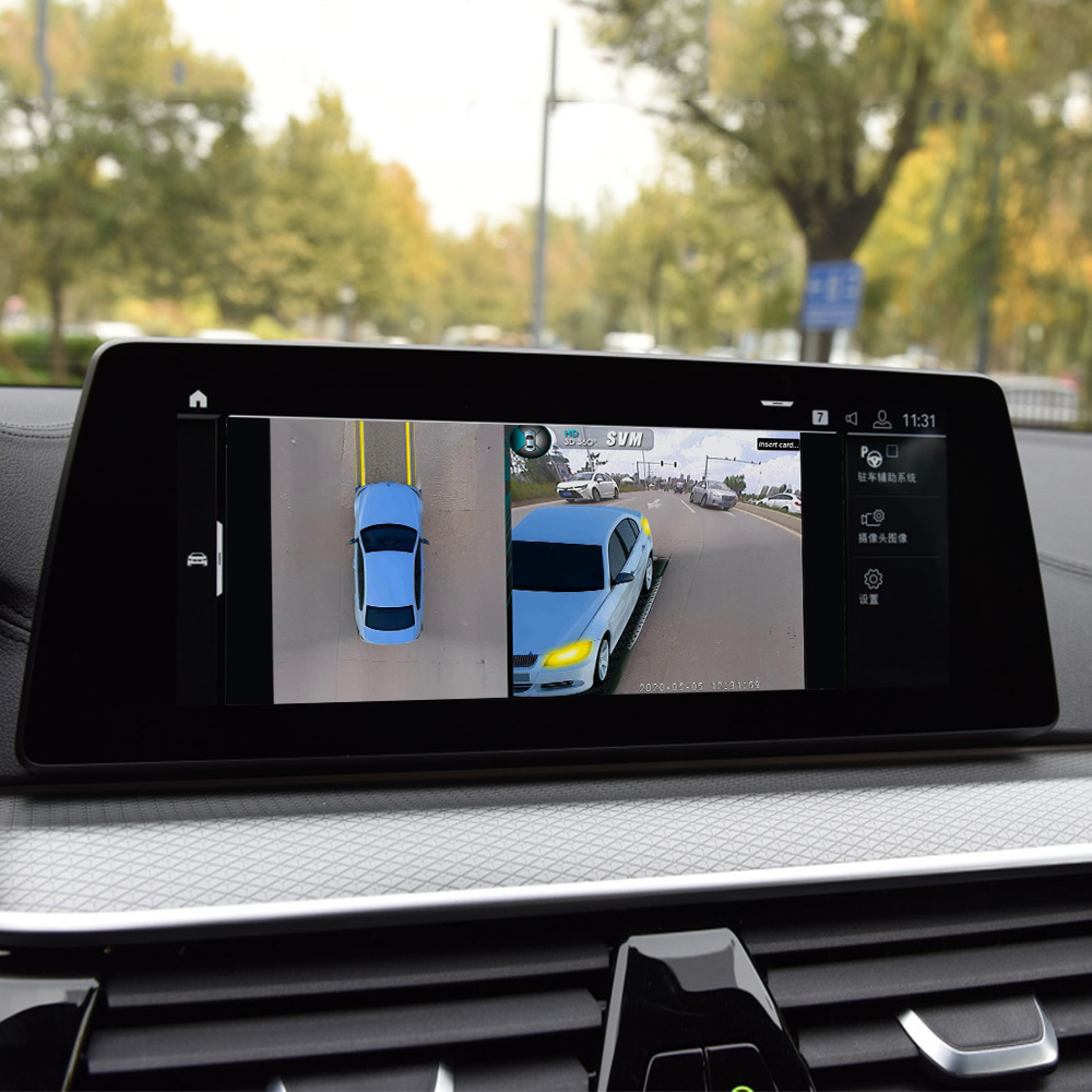 SONY225 camera 360  1080P 3D blind spot view system used for BMW 320 520 730 ect after market