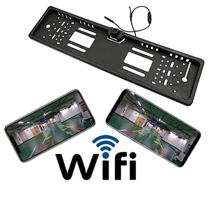 European car license plate rearview camera with wifi function