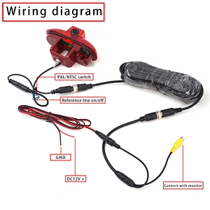Car Brake Light Rear View Parking Camera used  For Renault 2001-2014 Trafic Vauxhall Opel Vivaro