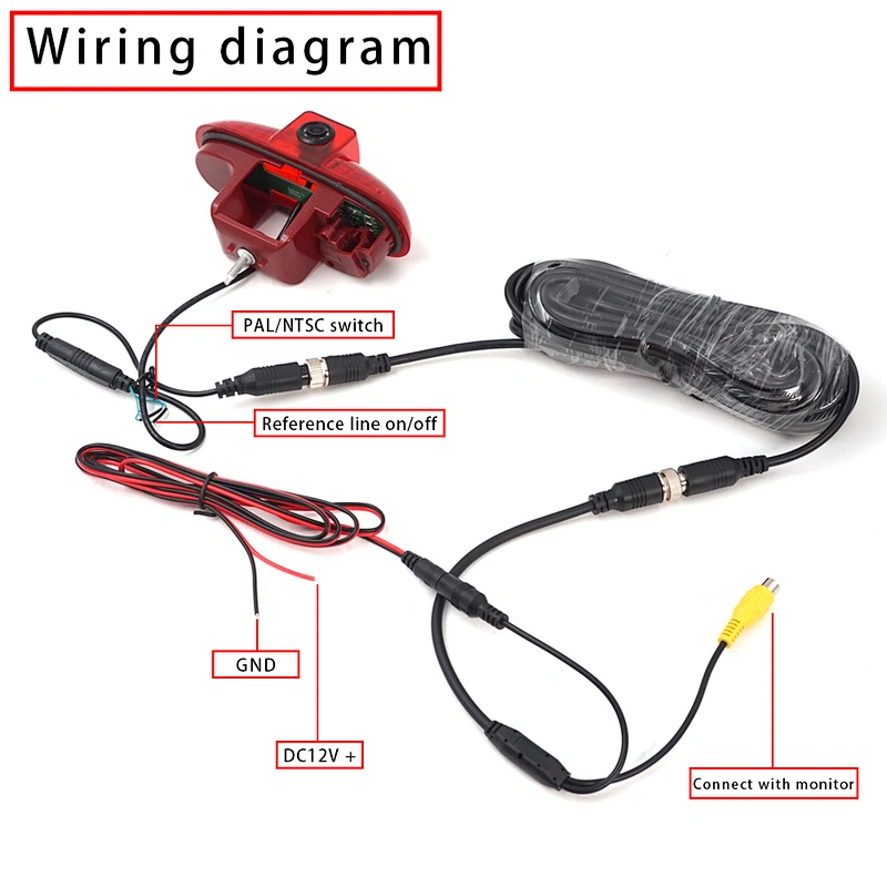 Car Brake Light Rear View Parking Camera used  For Renault 2001-2014 Trafic Vauxhall Opel Vivaro
