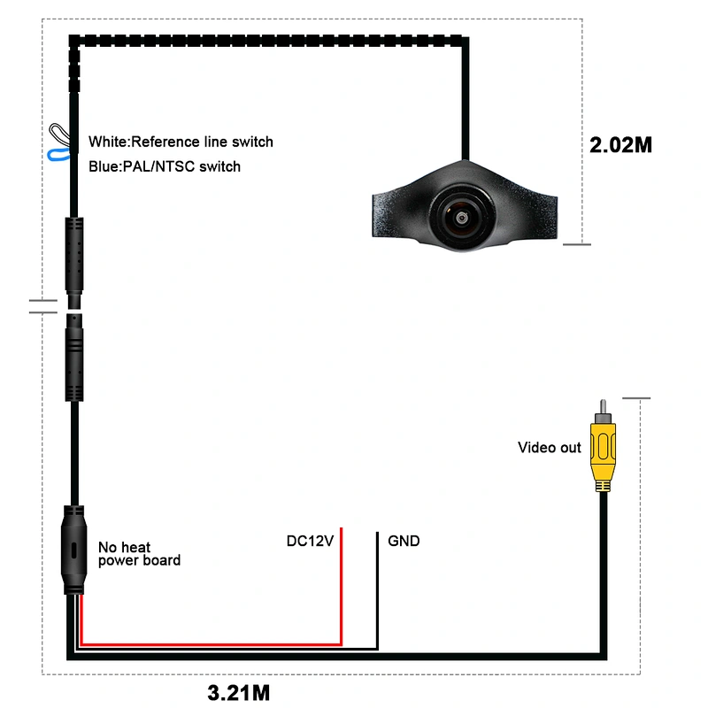 OEM front view camera used for Audi Q3 2016