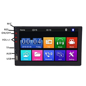 7inch HD full touch screen 2 din car radio support mirror link car MP5 Player